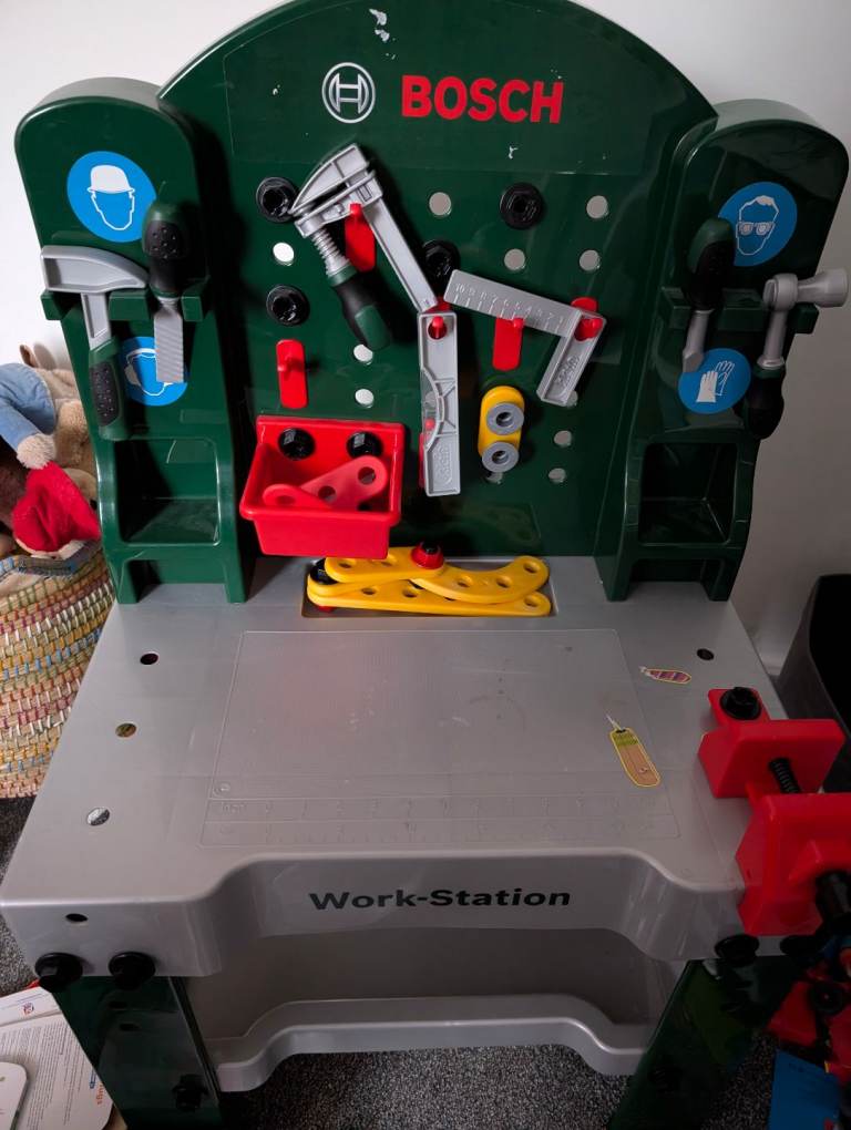 Bosch kids tools and workbench 