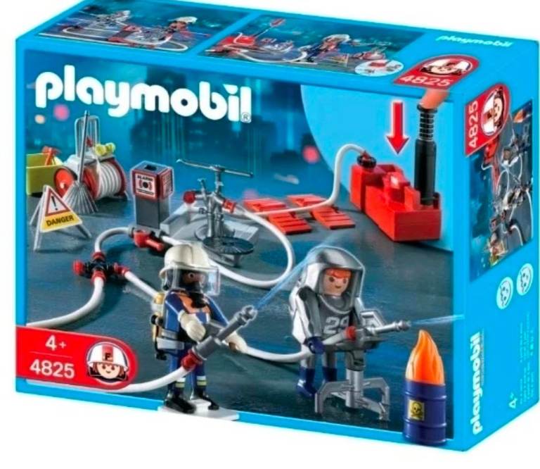 image for Playmobil 4825 Chemical Spill Fire Rescue