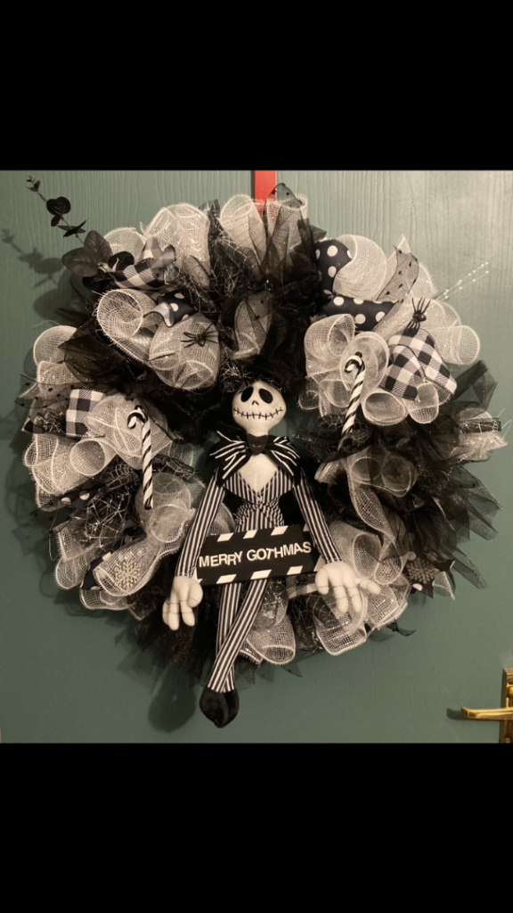 Pre-order jack skellington Christmas wreath 