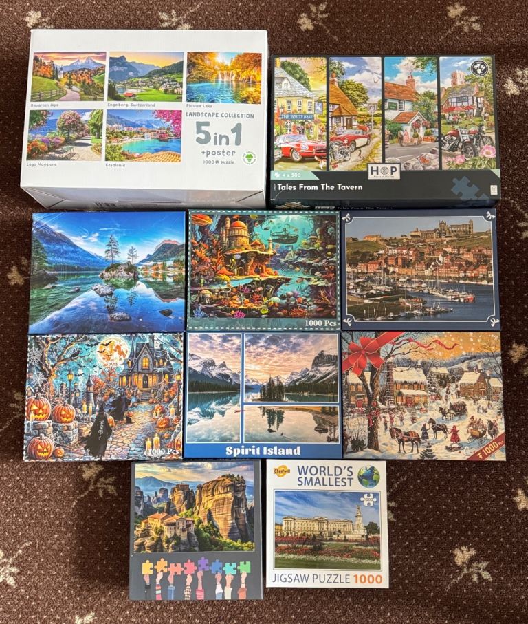 Jigsaw Bundle - 17 puzzles - Excellent Condition