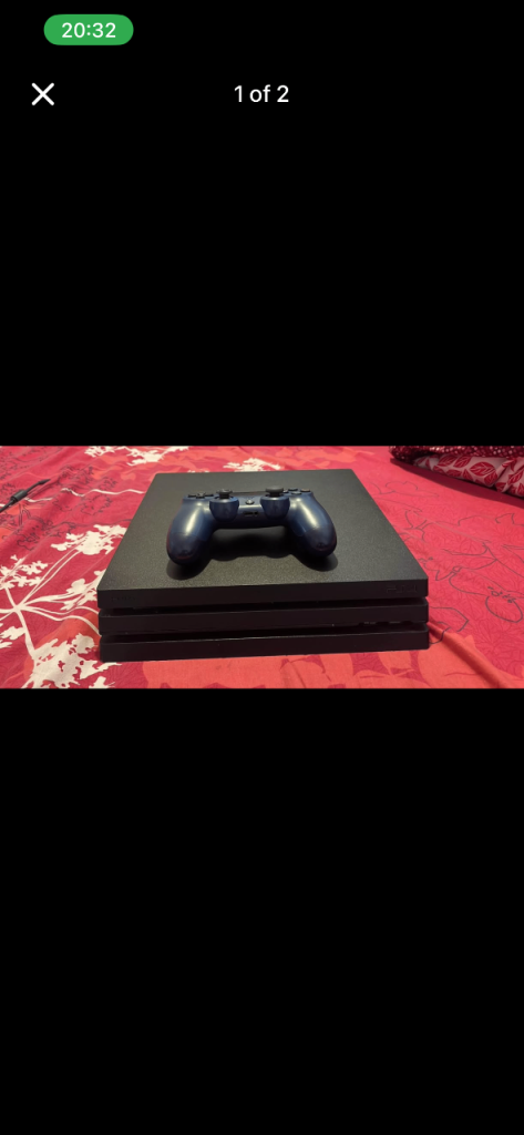 PlayStation 4 Pro Console with Controller – Good Condition