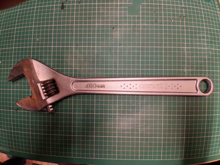  Expert by Facom E117905 Adjustable Spanner Wrench 60mm opening jaws- 18′′- 450mm