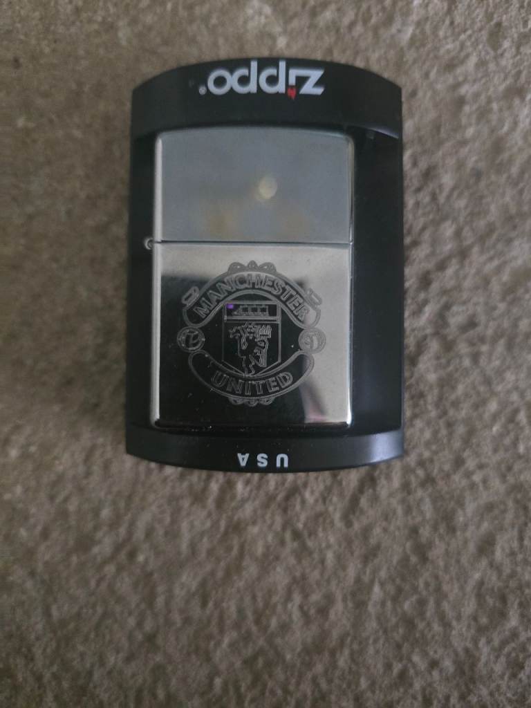 image for Zippo Manchester United Lighter – With Original Box