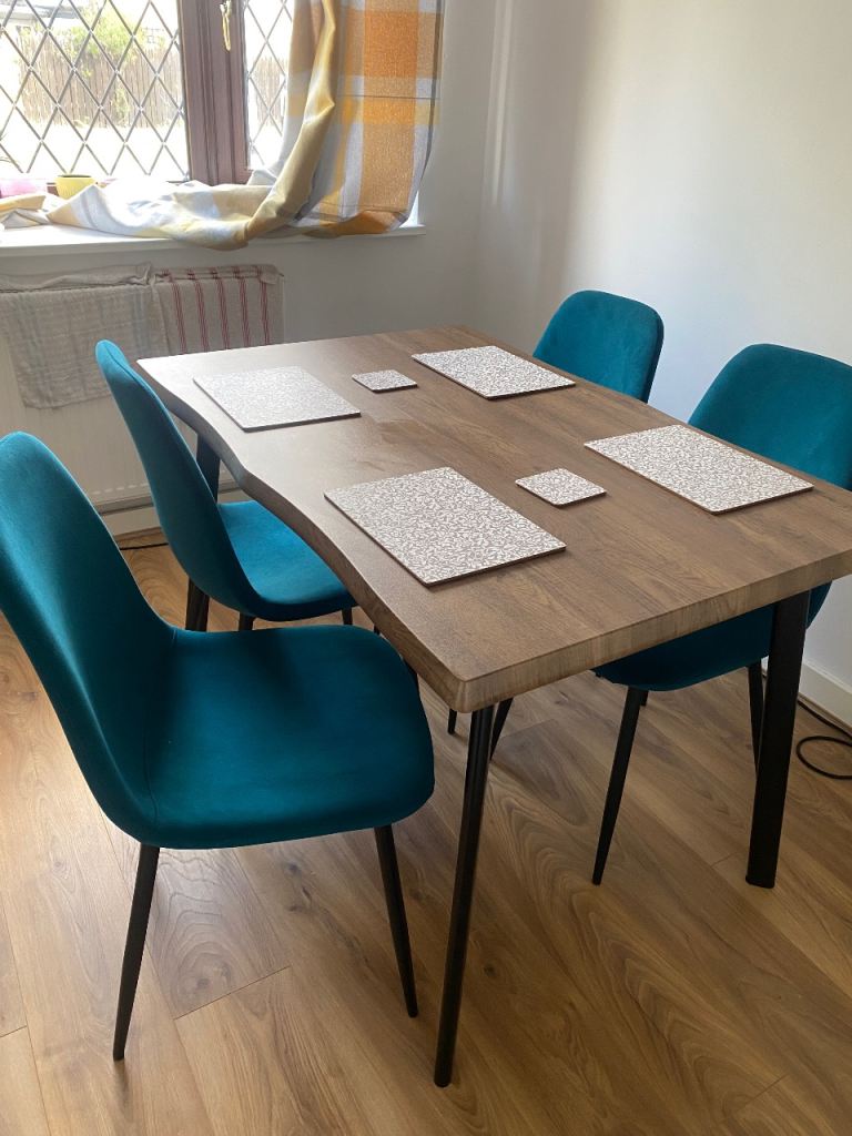 Dunelm table and Jysk chair set