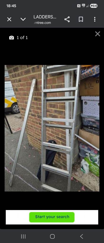 Good Condition Aluminium Ladder