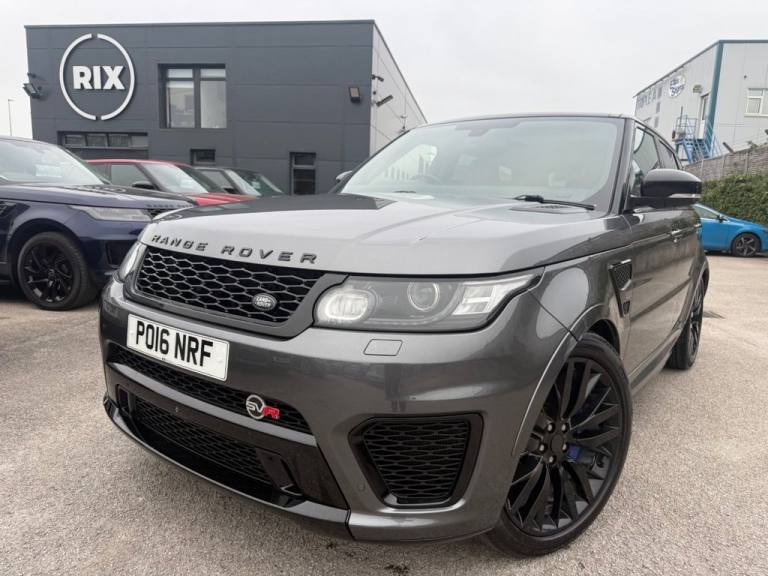 2016 Land Rover Range Rover Sport SVR 5.0L  FINISHED IN CORRIS GREY WITH TWO TONE RED AND BLACK L...