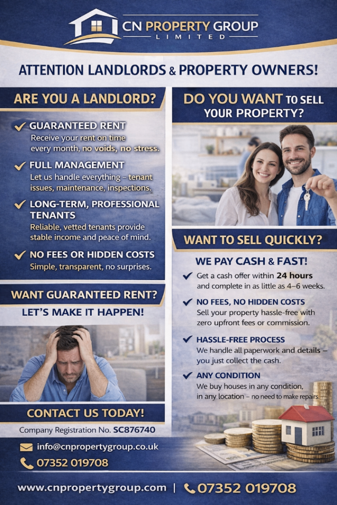 CASH BUYER & GUARANTEED RENT 