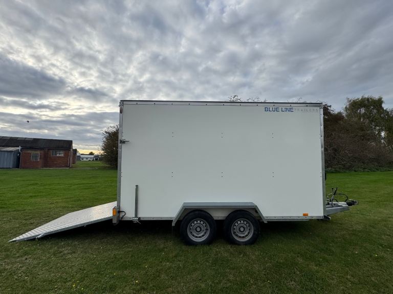 12'x6'x6'6 Tandem Axle Box Van Trailer Drop Tail Gate