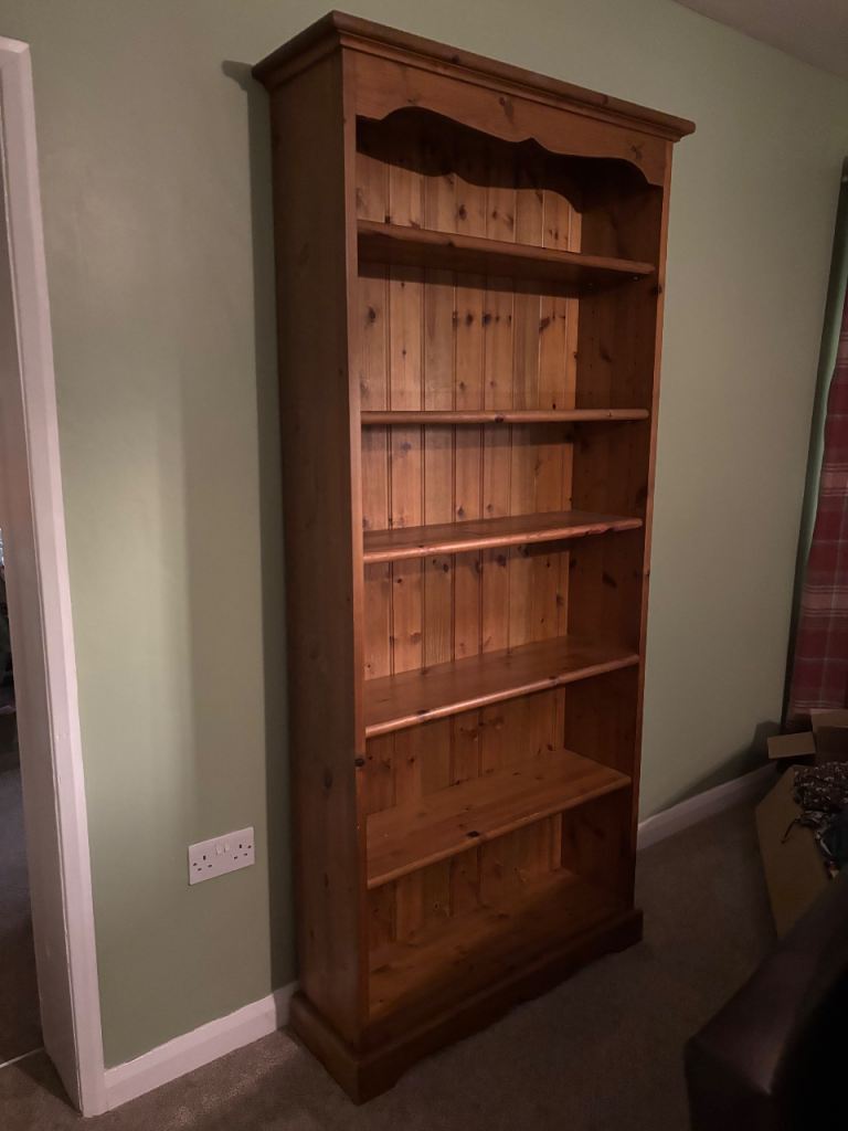 Antique Pine Bookcase 