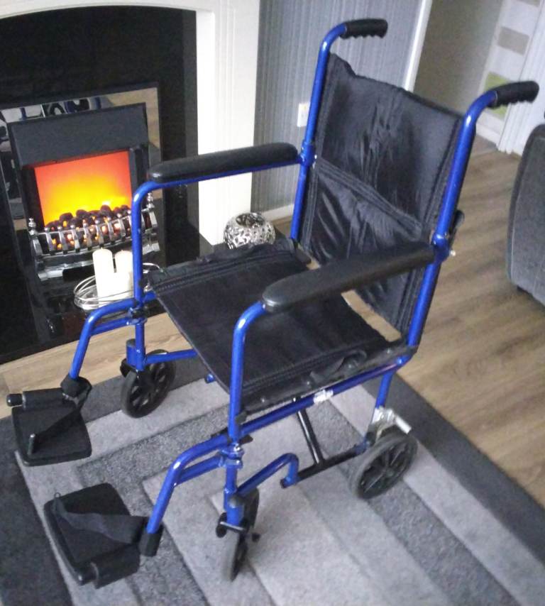 Assistant propelled w/chair & carry bag 17&quot; seat no dispatch viewing welcome Gateshead, 