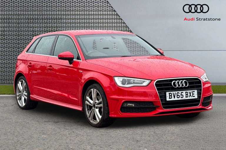 2015 Audi A3 1.4 TFSI 150 S Line 5dr HATCHBACK PETROL Manual