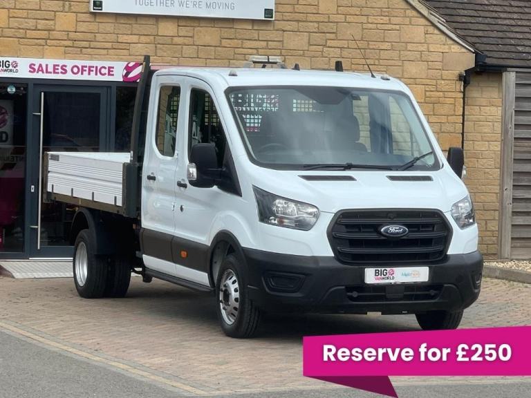 Ford Transit 350 TDCI 130 L3 LEADER ECOBLUE LWB 7 SEAT DOUBLE CAB ALLOY TIPPER