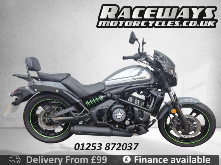 KAWASAKI VULCAN S 2018 68 REG 6,544 MILES GREY USED MOTORCYCLE 649CC