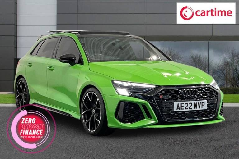 2022 22 AUDI RS3 2.5 TFSI VORSPRUNG SPORTBACK 5DR PETROL S TRONIC QUATTRO EURO 6