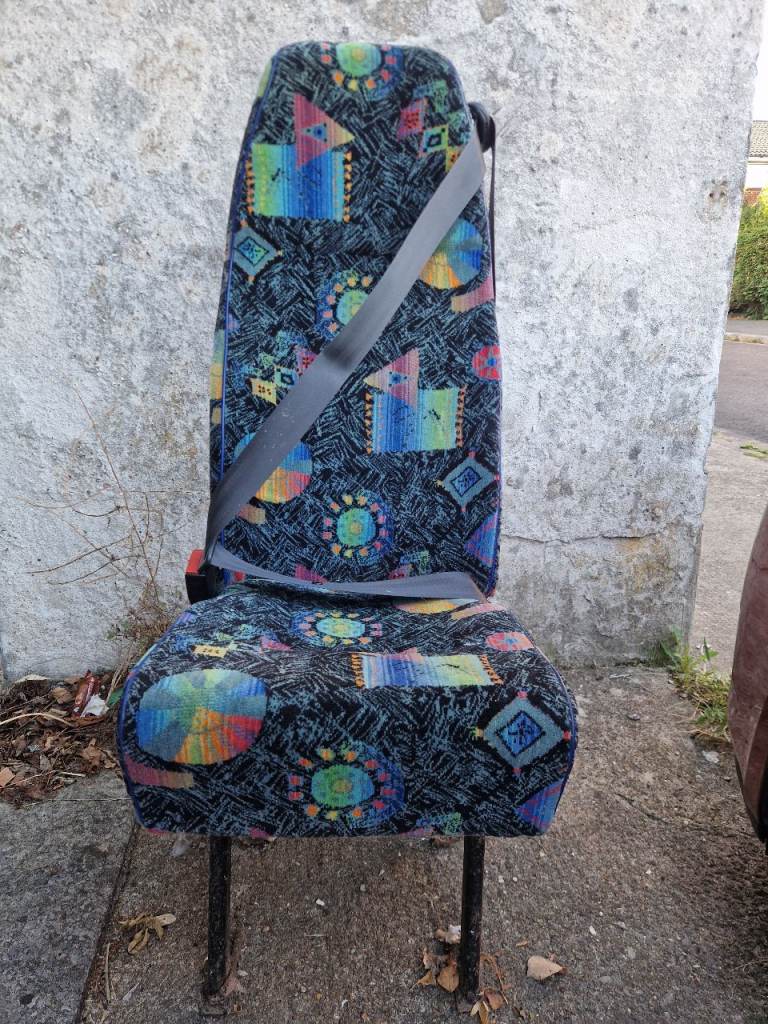 Old bus seat - perfect for van conversion