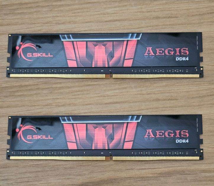 2 x 8GB (16GB) RAM G.SKILL Aegis PC4-24000 (DDR4-3000) Memory (F4-3000C16D-16GISB)