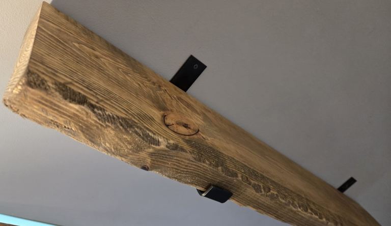 Reclaimed wood rustic shelves 