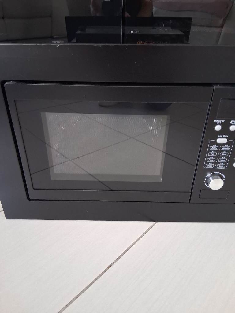 Cookology Integrated Microwave Oven. Black.