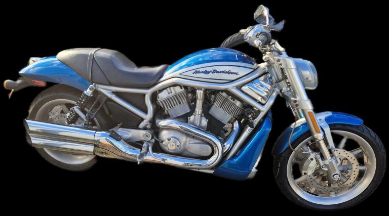 2005 05 HARLEY VRSCA 1130 STREET RODRARE BLUE VRSC VRODCUSTOM MUSCLE CRUISER