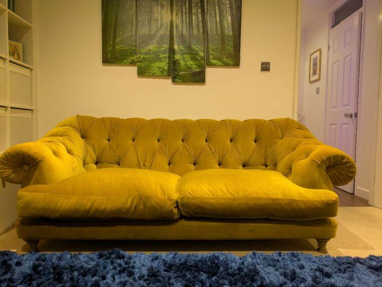 *Awaiting collection* Beautiful LOAF Butterscotch clever velvet medium in well loved condition 