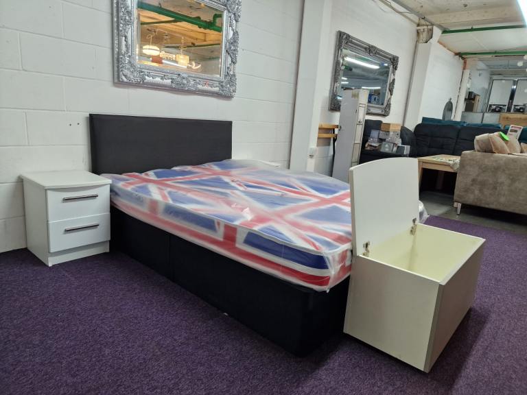 £200 Brand New Double Divan Bed Base With Mattress & Headboard - Available In Different Sizes