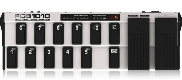 Behringer fcb1010 midi foot controller.