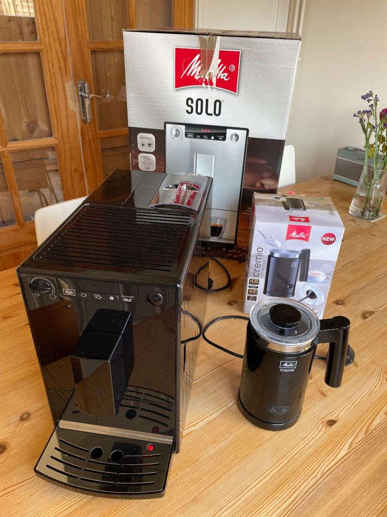 Melitta Solo bean to cup machine + milk foamer