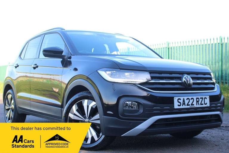 2022 Volkswagen T-Cross 1.0 TSI Black Edition Euro 6 (s/s) 5dr HATCHBACK Petrol Manual