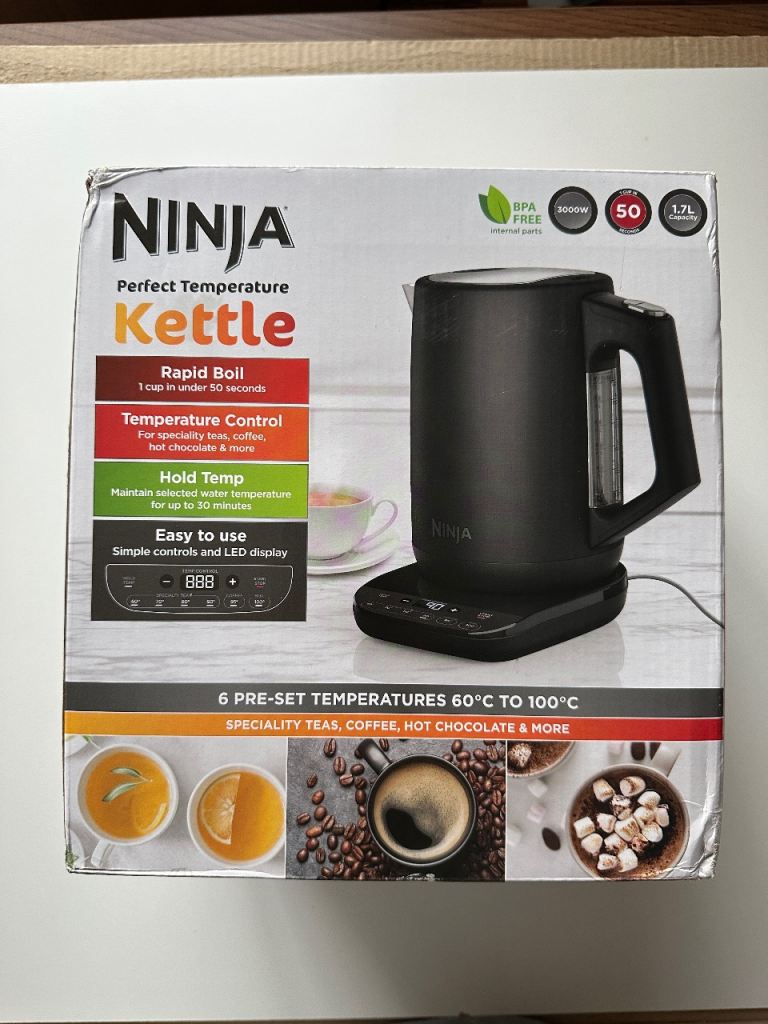 Ninja KT200UK Perfect Temperature Kettle - Black