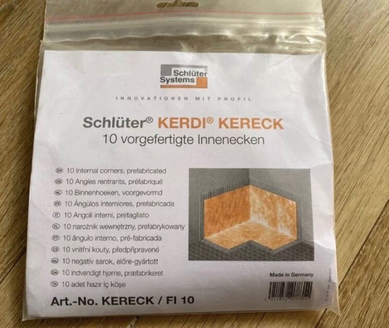 Schluter KERDI-KERECK Bathroom Prefabricated Waterproof  Corners External FA 10(pack of 10)