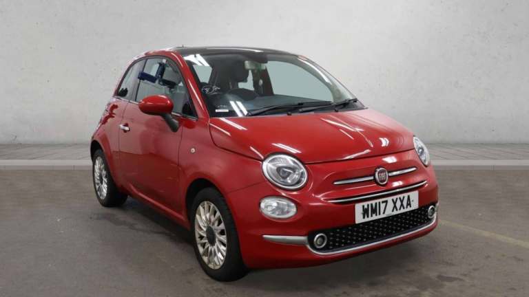 2017 Fiat 500 1.2 Lounge 3dr HATCHBACK PETROL Manual