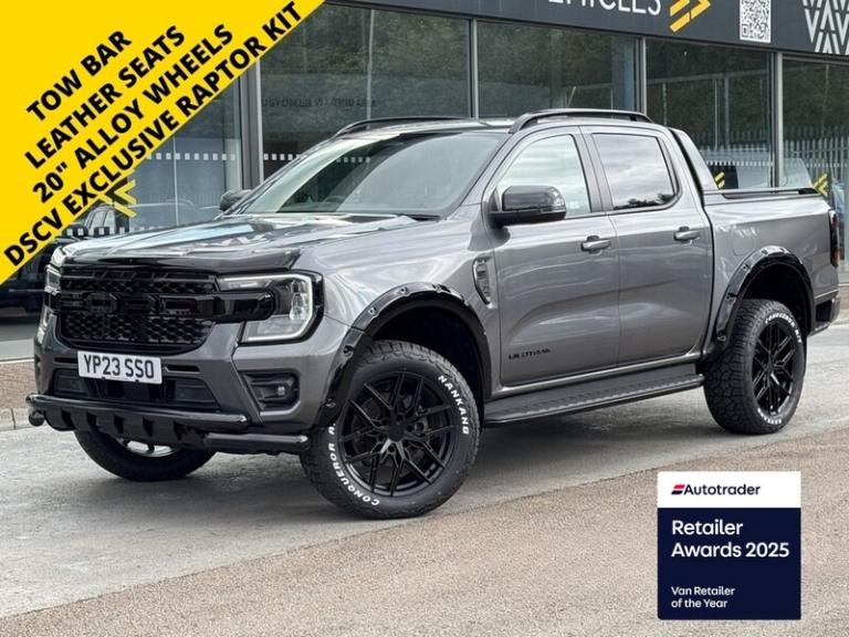  Ford Ranger TD 205ps Wildtrak 4WD Euro 6 with Raptor Kit, 20 Alloys, Tow Bar, Sat Nav, Pickup Di...