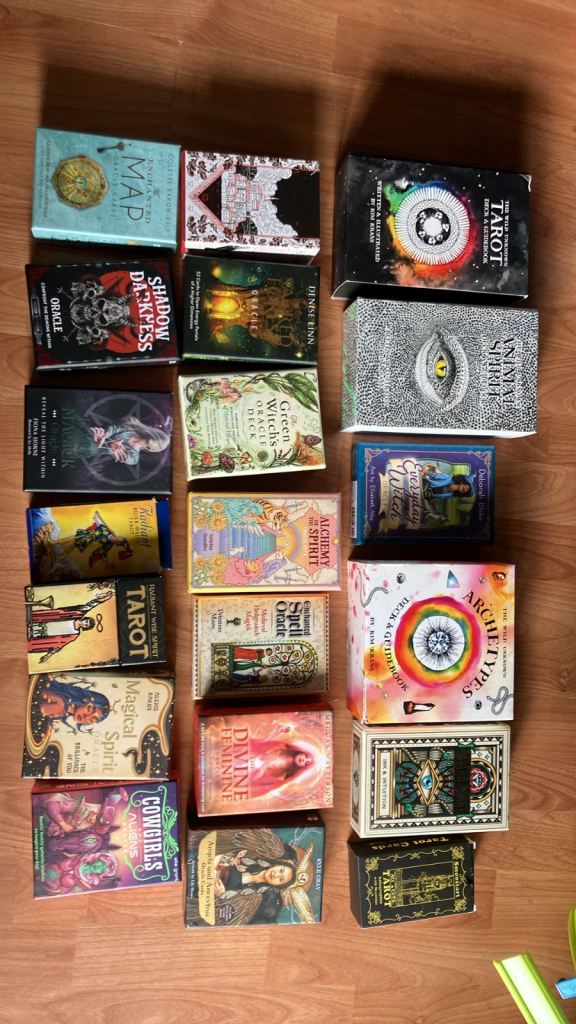 Large Collection of Tarot and Oracle Card Decks – Good Condition