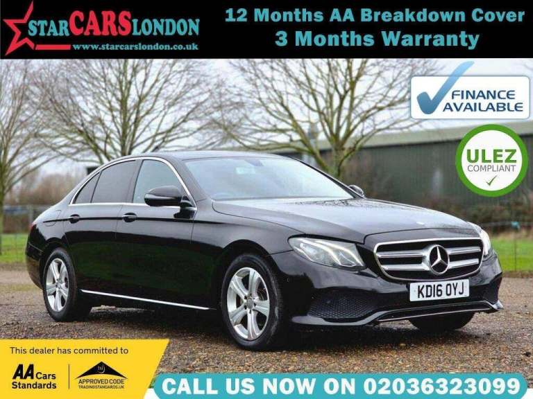 2016 Mercedes-Benz E Class E220d SE 4dr 9G-Tronic SALOON DIESEL Automatic