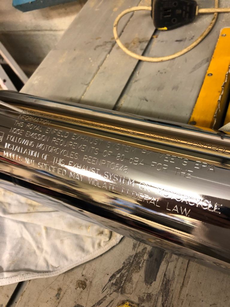 ROYAL ENFIELD TAIL PIPES 