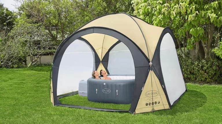 Canopy for lazy spa