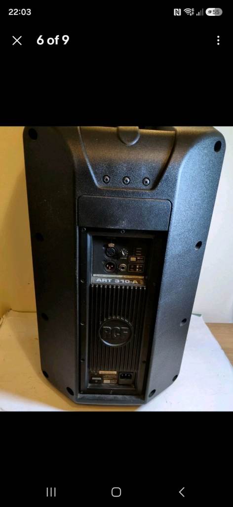 RCF Active PA Speakers – Good Condition