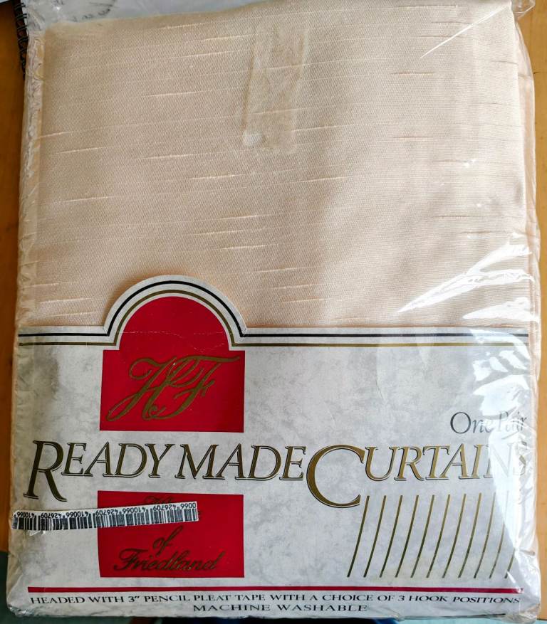 Ready Made Pencil Pleat Curtains 168cm x 183cm