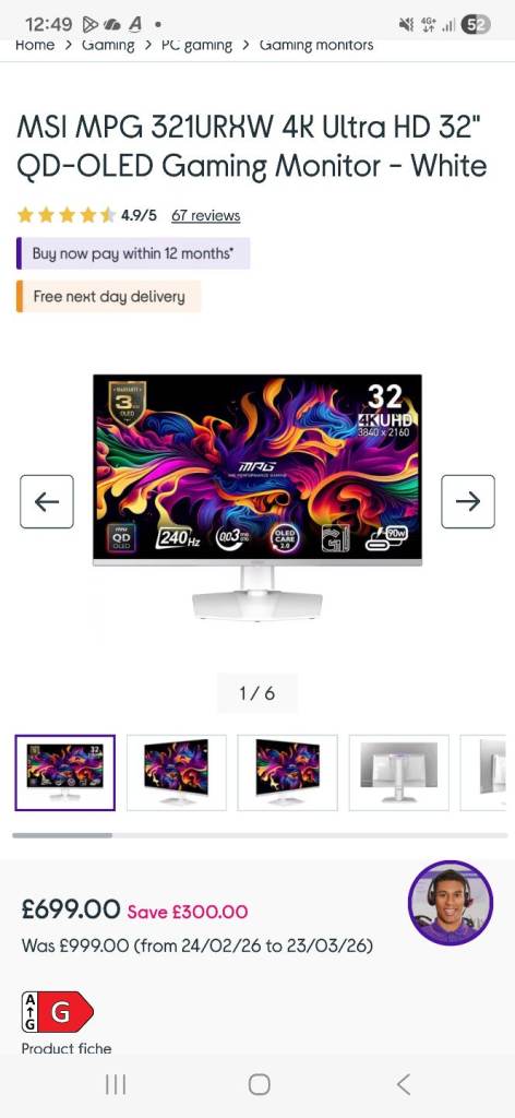 Msi qd oled monitor 