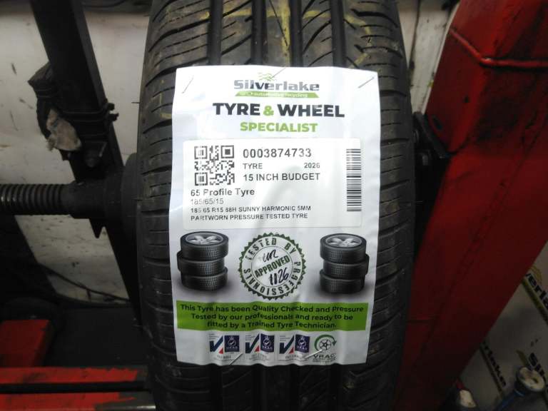 185 65 R15 88h Sunny Harmonic 5mm Partworn Pressure Tested Tyre