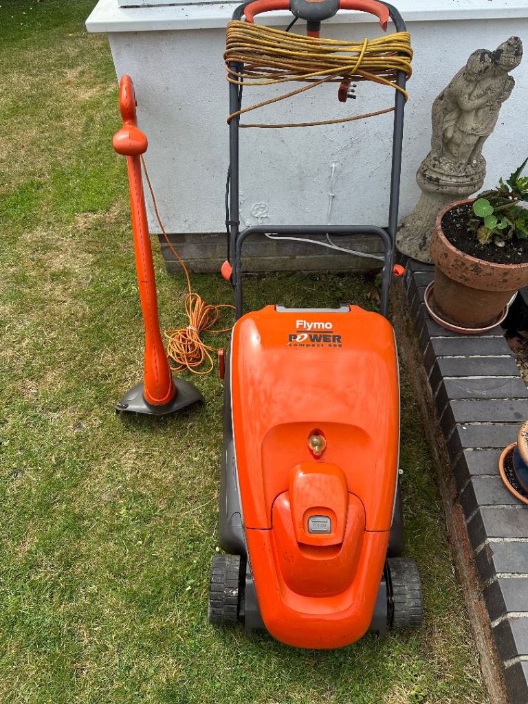 Flymo and strimmer