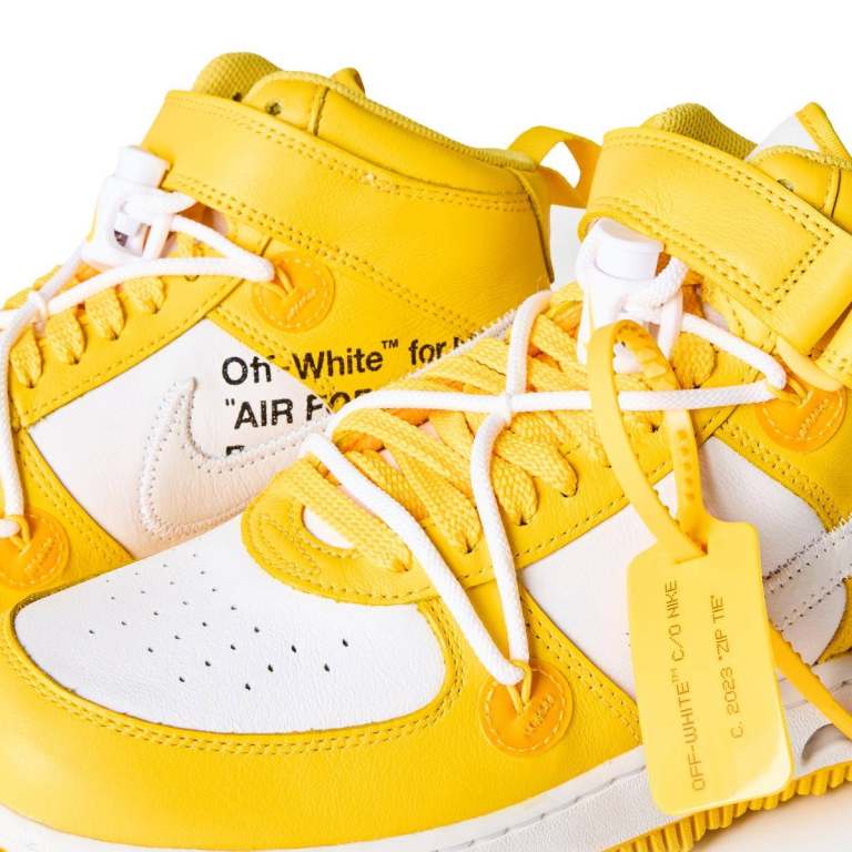 Off-White Nike Air Force 1 Low Lemonade – New, Unworn