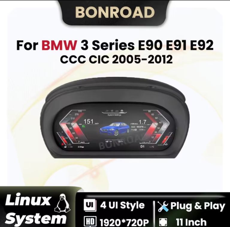 BMW digital dash/cockpit for BMW 3 series, e90 e91 e92