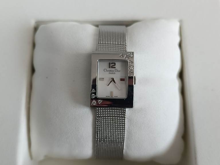 Christian Dior Malice Diamonds Bezel Ladies Watch - D78-1091, With Box and extras