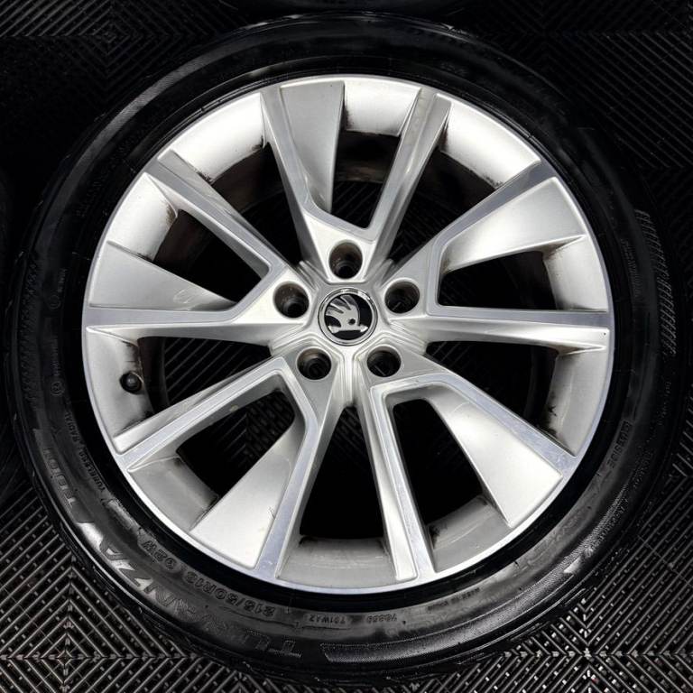 18'' GENUINE SKODA KAROQ ALLOY WHEELS TYRES AUDI Q2 VW T-ROC | in ...
