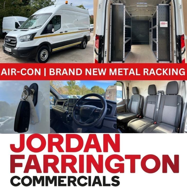 2022 FORD TRANSIT L3 H3 RWD 350 EURO 6 WORKSHOP UTILITY SPEC WORKSHOP *AIR-CON*