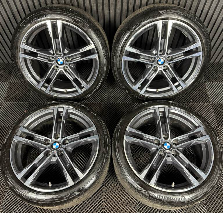 18'' GENUINE BMW 1 SERIES 819 M SPORT F40 F44 ALLOY WHEELS TYRES ALLOYS