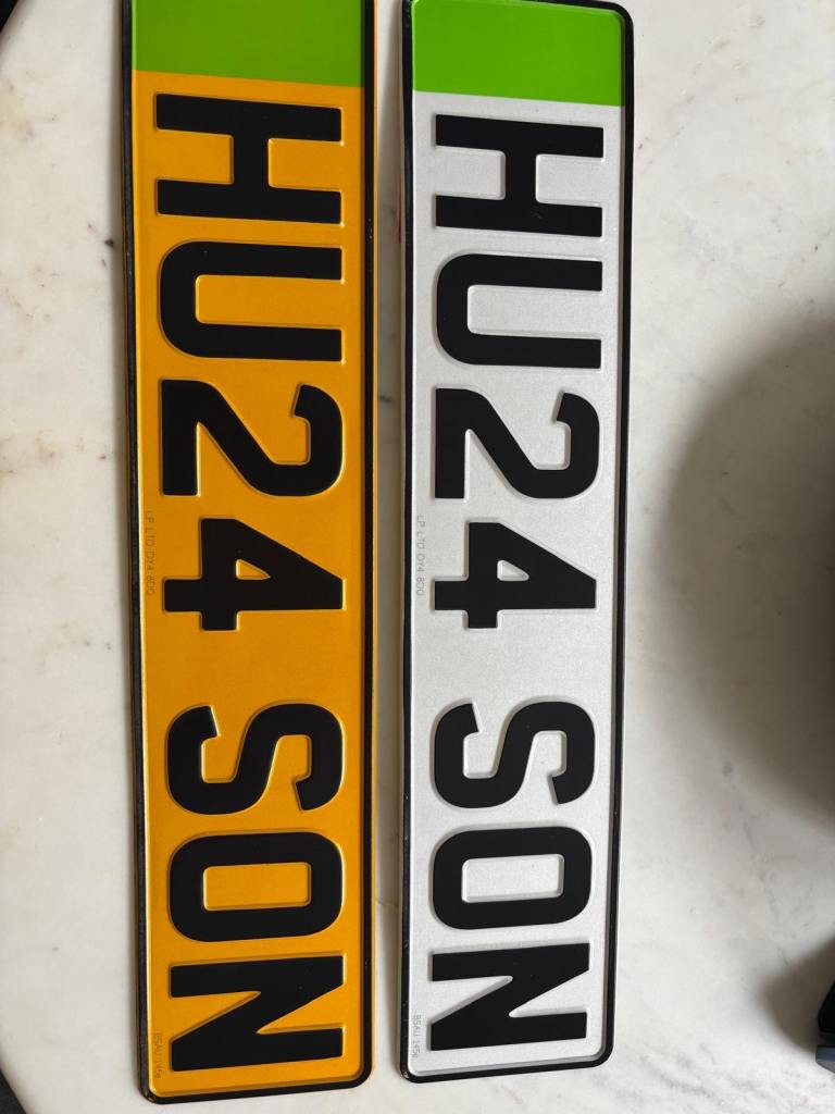 Cherished car number plate
