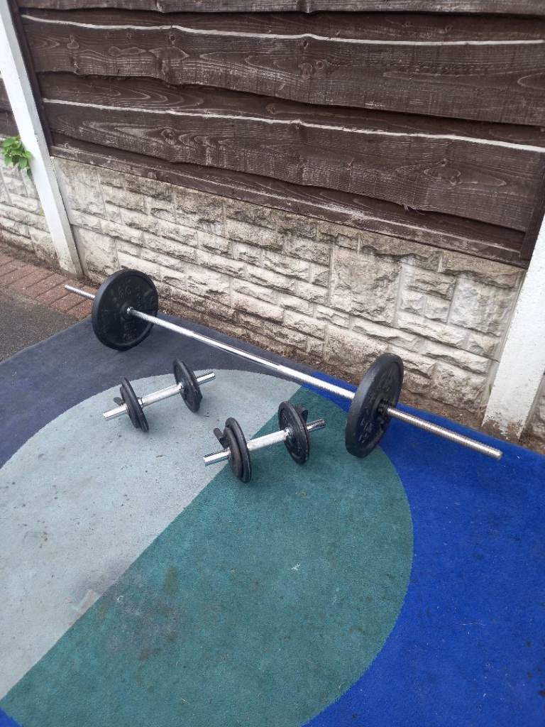Dumbells, Bar & Weights 