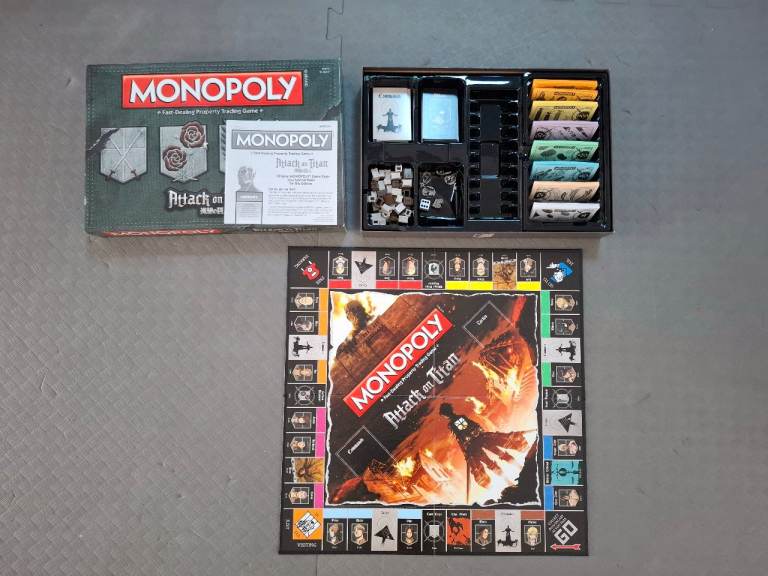 Attack on Titan Monopoly Board Game
